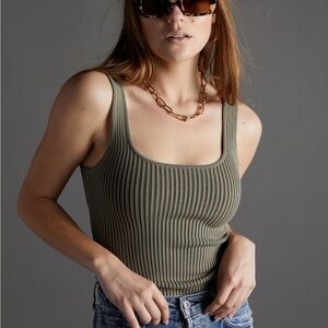 Anine Bing Josie Ribbed Top